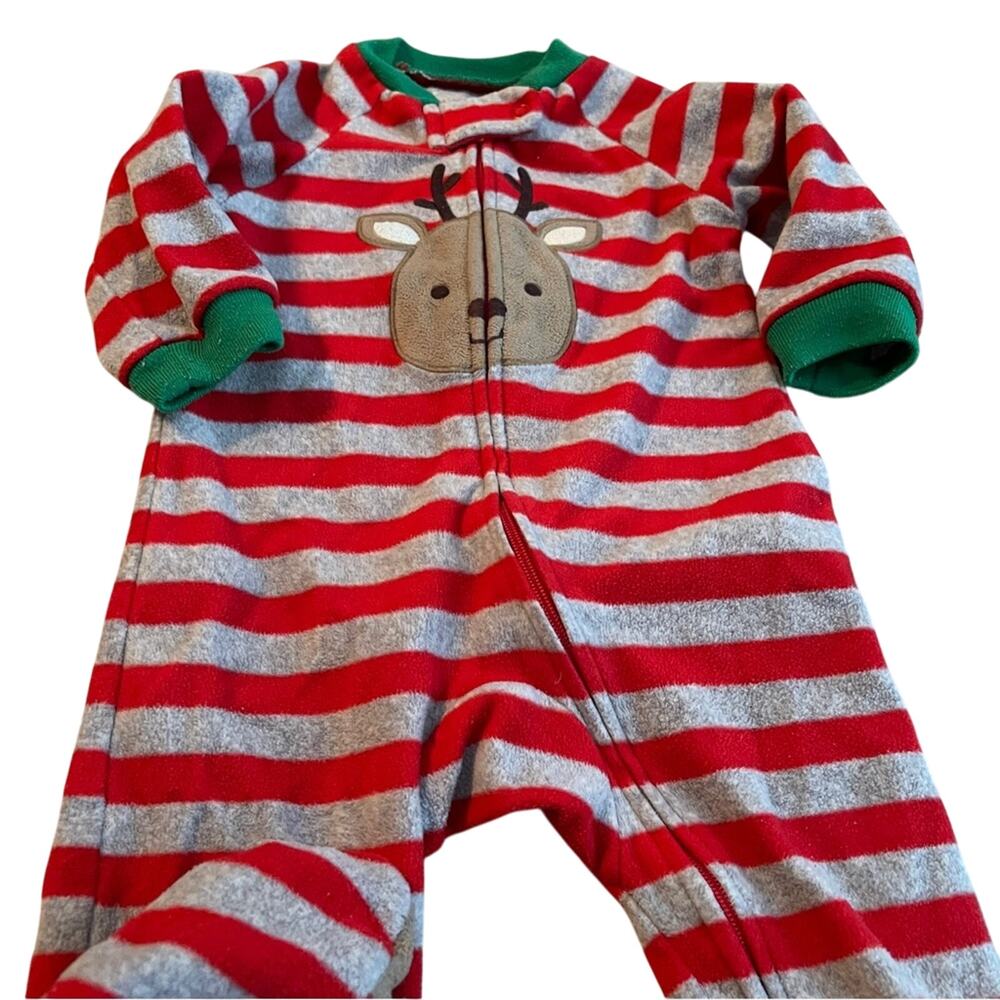 Carter’s just for you 6M reindeer PJs One-Piece Pajamas Infant PJ's